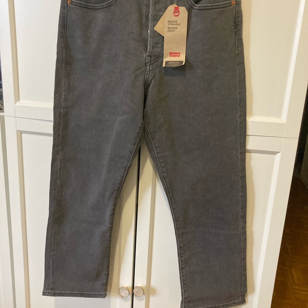 Levi's Gray Straight Leg Jeans Timeless Style